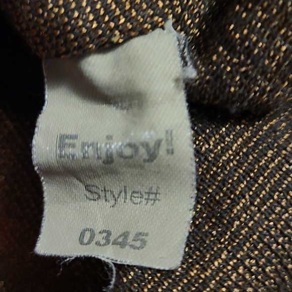 Vintage 80s tank top Michael Stars brown ruched tank top - Picture 7 of 9